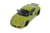 2012 Porsche Cayman R Green with Black Side Stripes 1/18 Model Car GT Spirit GT425