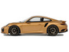 Porsche 991 2 Turbo S Orange Metallic with Black Stripes 1/18 Model Car GT Spirit GT444