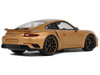 Porsche 991 2 Turbo S Orange Metallic with Black Stripes 1/18 Model Car GT Spirit GT444