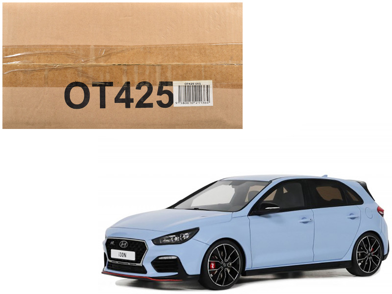 2017 Hyundai I30 N Light Blue Limited Edition to 2500 pieces Worldwide 1/18 Model Car Otto Mobile OT425