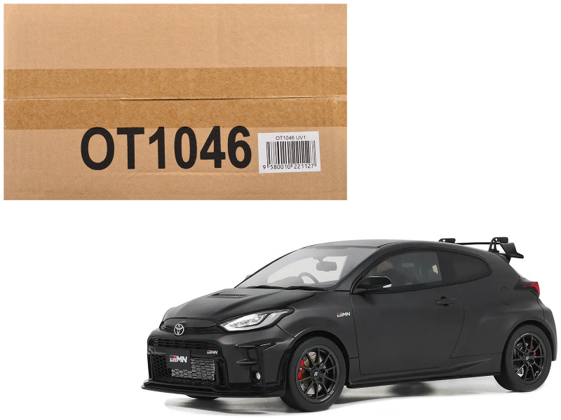 2022 Toyota Yaris GR RHD Right Hand Drive Matt Black Limited Edition to 1000 pieces Worldwide 1/18 Model Car Otto Mobile OT1046