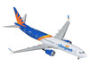 Boeing 737 MAX 8 Commercial Aircraft Allegiant Air N810MG White and Blue with Graphics Gemini 200 Series 1/200 Diecast Model Airplane GeminiJets G2AAY1328