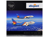 Boeing 737 MAX 8 Commercial Aircraft Allegiant Air N810MG White and Blue with Graphics Gemini 200 Series 1/200 Diecast Model Airplane GeminiJets G2AAY1328