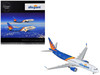 Boeing 737 MAX 8 Commercial Aircraft Allegiant Air N810MG White and Blue with Graphics Gemini 200 Series 1/200 Diecast Model Airplane GeminiJets G2AAY1328