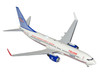 Boeing 737 800 Commercial Aircraft Trump Vance Campaign N917XA White with Blue Tail Gemini 200 Series 1/200 Diecast Model Airplane GeminiJets G2TRU1372