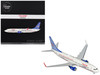 Boeing 737 800 Commercial Aircraft Trump Vance Campaign N917XA White with Blue Tail Gemini 200 Series 1/200 Diecast Model Airplane GeminiJets G2TRU1372