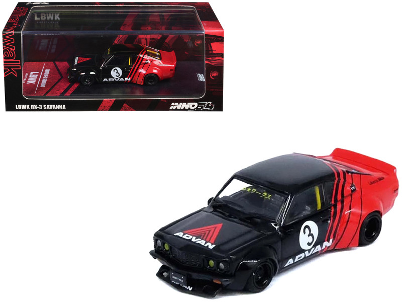 PREORDER* INNO64 1:64 Mazda RX-3 Station Wagon MAD MIKE D1GP