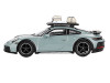Porsche 911 Dakar Shade Green Metallic with Roofrack and Luggage Limited Edition to 9600 pieces Worldwide 1/64 Diecast Model Car Mini GT MGT00780