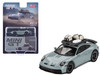Porsche 911 Dakar Shade Green Metallic with Roofrack and Luggage Limited Edition to 9600 pieces Worldwide 1/64 Diecast Model Car Mini GT MGT00780