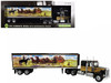 1974 Kenworth W900A Tractor with Refrigerated Trailer Bandit Trucking Black and Brown Big Rig Replicas Series 1/43 Diecast Model Iconic Replicas 43-0445