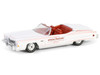 1973 Cadillac Eldorado Convertible 57th Annual Indianapolis 500 Mile Race Official Pace Car White with Red Interior Hobby Exclusive Series 1/64 Diecast Model Car Greenlight 30472