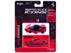 Ferrari SF90 Stradale Red with Black Top Speed Icons Series 1/64 Diecast Model Car Maisto 15700-24D-RD