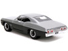 1967 Chevrolet Impala SS Silver Metallic and Black Bigtime Muscle Series 1/24 Diecast Model Car Jada 35217