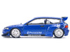 Pandem Civic EG6 RHD Right Hand Drive Blue Metallic 1/64 Diecast Model Car Pop Race PR640127