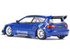 Pandem Civic EG6 RHD Right Hand Drive Blue Metallic 1/64 Diecast Model Car Pop Race PR640127