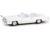 1976 Cadillac Eldorado Convertible White with White Interior and Bull Horns Hood Ornament Hobby Exclusive Series 1/64 Diecast Model Car Greenlight GL30523