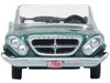 1961 Chrysler 300 Convertible Pinewood Green Metallic 1/87 (HO) Scale Diecast Model Car Oxford Diecast 87CC61005