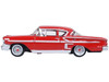 1958 Chevrolet Impala Sports Coupe Rio Red 1/87 (HO) Scale Diecast Model Car Oxford Diecast 87CIS58003