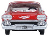 1958 Chevrolet Impala Sports Coupe Rio Red 1/87 (HO) Scale Diecast Model Car Oxford Diecast 87CIS58003