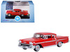 1958 Chevrolet Impala Sports Coupe Rio Red 1/87 (HO) Scale Diecast Model Car Oxford Diecast 87CIS58003