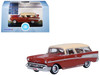 1957 Chevrolet Nomad Adobe Beige with Sierra Gold Top 1/87 (HO) Scale Diecast Model Car Oxford Diecast 87CN57008