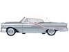1957 Oldsmobile 88 Convertible Top Up Juneau Gray with White Top and Red Interior 1/87 (HO) Scale Diecast Model Car Oxford Diecast 87OC57003