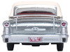 1957 Oldsmobile 88 Convertible Top Up Juneau Gray with White Top and Red Interior 1/87 (HO) Scale Diecast Model Car Oxford Diecast 87OC57003