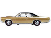 1966 Pontiac GTO Martinique Bronze Metallic with Black Top 1/87 (HO) Scale Diecast Model Car Oxford Diecast 87PG66003