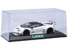 Collectible Display Show Case with Black Plastic Base and Green LBWK Logo for 1/18-1/24 Scale Model Cars Autoart 90037