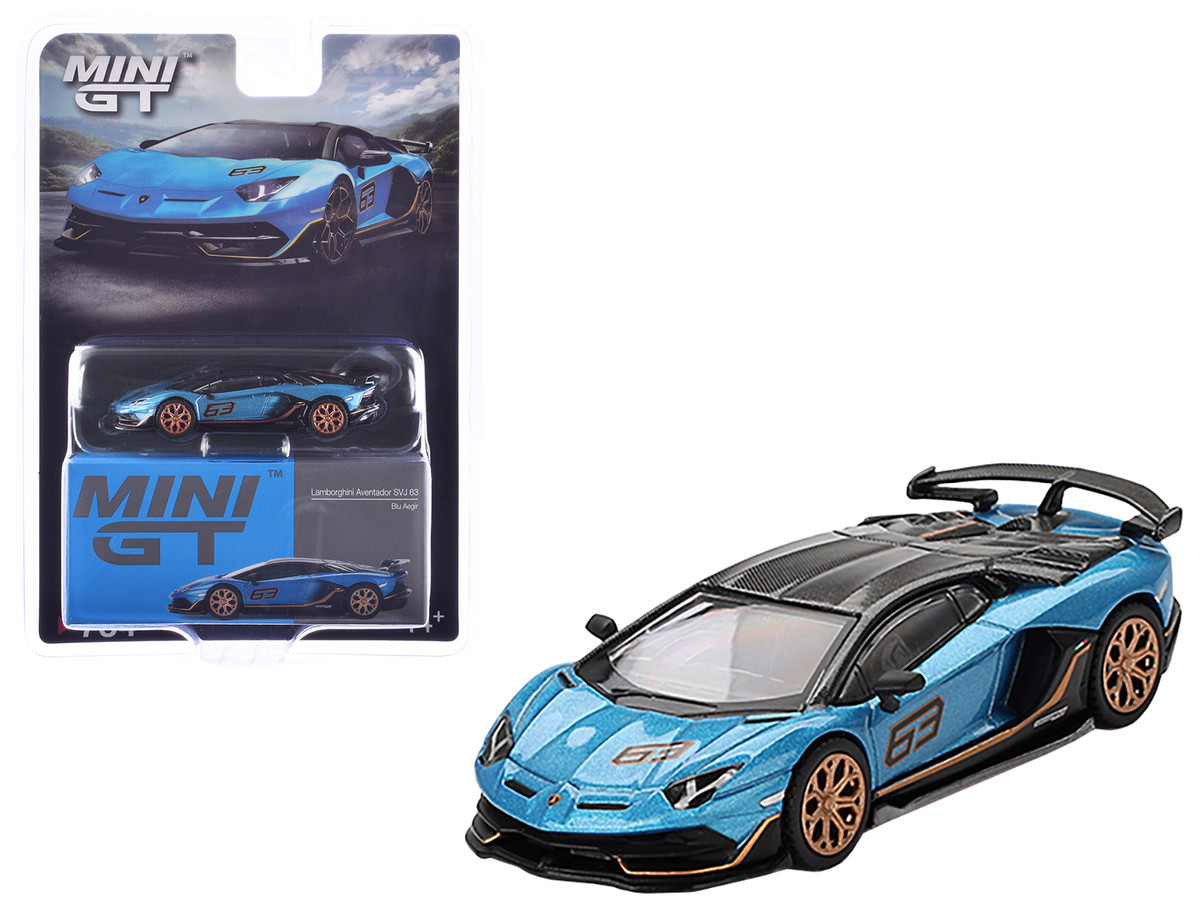 1/64 Mini GT Lamborghini Aventador SVJ 63 Roadster (Verde