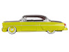 1954 Lincoln Capri Hot Rod Lime Yellow Metallic and Brown Metallic Limited Edition 1/64 Diecast Model Car Mini GT MGT00794