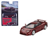 Bugatti EB110 GT Dark Red Metallic Limited Edition 1/64 Diecast Model Car Mini GT MGT00806