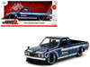 1972 Datsun 620 Pickup Truck Blue Metallic and Cream JDM Tuners Series 1/24 Diecast Model Car Jada 35953