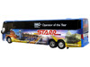 Prevost H3-45 Coach Bus Starr Tours Blue Graphics Limited Edition 1/87 HO Diecast Model Iconic Replicas 87-0444