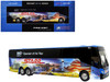 Prevost H3-45 Coach Bus Starr Tours Blue Graphics Limited Edition 1/87 HO Diecast Model Iconic Replicas 87-0444