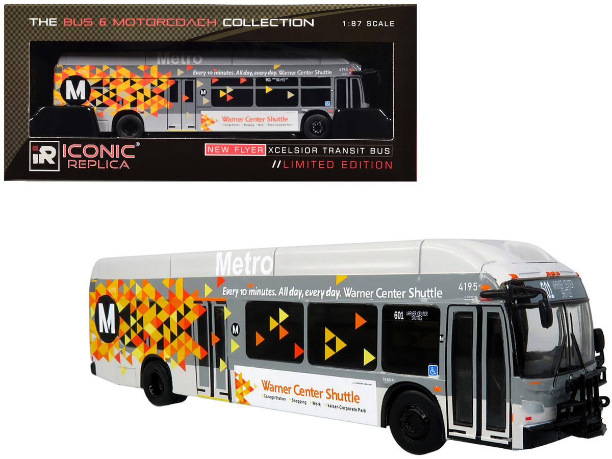 New Flyer Xcelsior XN40 Transit Bus Los Angeles Metro Warner
