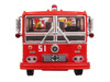 1973 Ward LaFrance Fire Engine Los Angeles County Fire Department Engine 51 Red 5 Alarm Series Limited Edition 1/87 HO Diecast Model Iconic Replicas 87-0536