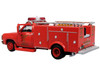 1974 Dodge D-300 Rescue Unit Los Angeles County Fire Department Squad 51 Red 5 Alarm Series Limited Edition 1/87 HO Diecast Model Iconic Replicas 87-0537