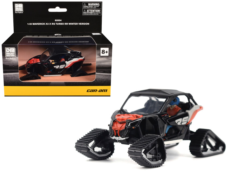 Can-Am Maverick X3 X RS Turbo RR Triple Black with Driver Figure 1