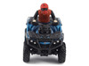 Can Am Outlander XT 1000R ATV Oxford Blue Metallic with Driver Figure 1/32 Diecast Model BRP Models 60007