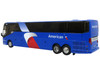 Prevost H3 45 Coach Bus American Airlines Landline Blue with Graphics Limited Edition 1/87 (HO) Diecast Model Iconic Replicas 87-0449