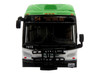 New Flyer Xcelsior XHE40 Transit Bus AC Transit Zero Emission White and Green with Graphics The Bus & Motorcoach Collection Limited Edition 1/87 (HO) Diecast Model by Iconic Replicas 87-0535