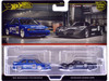 1994 Nissan Primera RHD Right Hand Drive #68 Blue and Nissan R390 GT1 #23 Matt Black Car Culture Set of 2 Cars Diecast Model Cars Hot Wheels HRR74-956N