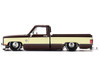 Chevrolet Silverado Pickup Truck KAIDO Vintage Spec V1 Brown with Cream Sides Designed by Jun Imai Kaido House Special 1/64 Diecast Model Car Mini GT KHMG145