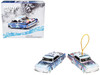 1954 Lincoln Capri Christmas Hot Rod 2024 Edition Tim Sadchikov #24 Blue Metallic with Christmas Graphics and Lincoln Capri Tree Ornament Limited Edition to 9999 pieces Worldwide 1/64 Diecast Model Car Mini GT MGT00888