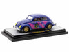 1952 Volkswagen Beetle Deluxe Model Maui & Sons Purple Metallic with Graphics Limited Edition to 6650 pieces Worldwide 1/24 Diecast Model Car M2 Machines 40300-125B