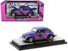 1952 Volkswagen Beetle Deluxe Model Maui & Sons Purple Metallic with Graphics Limited Edition to 6650 pieces Worldwide 1/24 Diecast Model Car M2 Machines 40300-125B