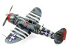 Model Kit Republic P 47 Thunderbolt Fighter Aircraft The Jug United States Army Air Forces Moderate Difficulty Steel Model Metal Earth ME1002