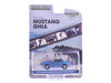 1981 Ford Mustang Ghia Coupe Blue Glow Metallic with Ski Roof Rack Hobby Exclusive Series 1/64 Diecast Model Car Greenlight 30510