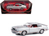 1978 Ford Mustang II King Cobra Silver Metallic with Red and Black Hood Stripes 1/18 Diecast Model Car Greenlight 13670